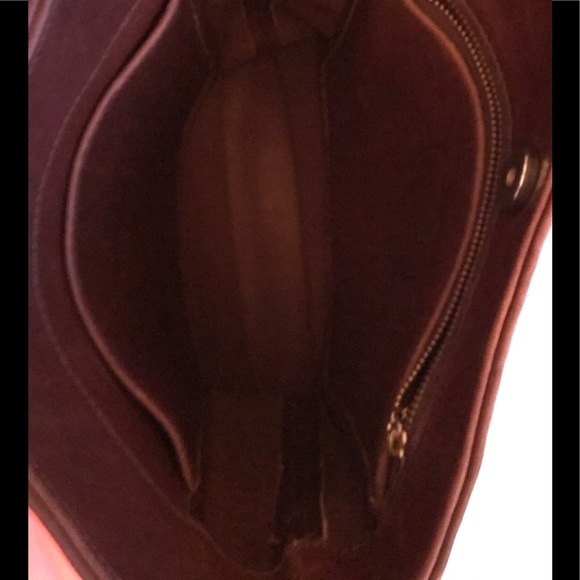 Coach Dark Chocolate Brown Leather Bag - Picture 5 of 6